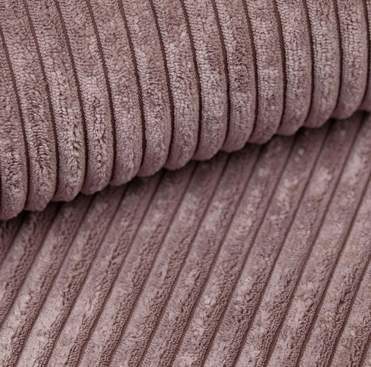 Breitcord Stoff Altrosa – Poufet Pouf Bezug Farbauswahl