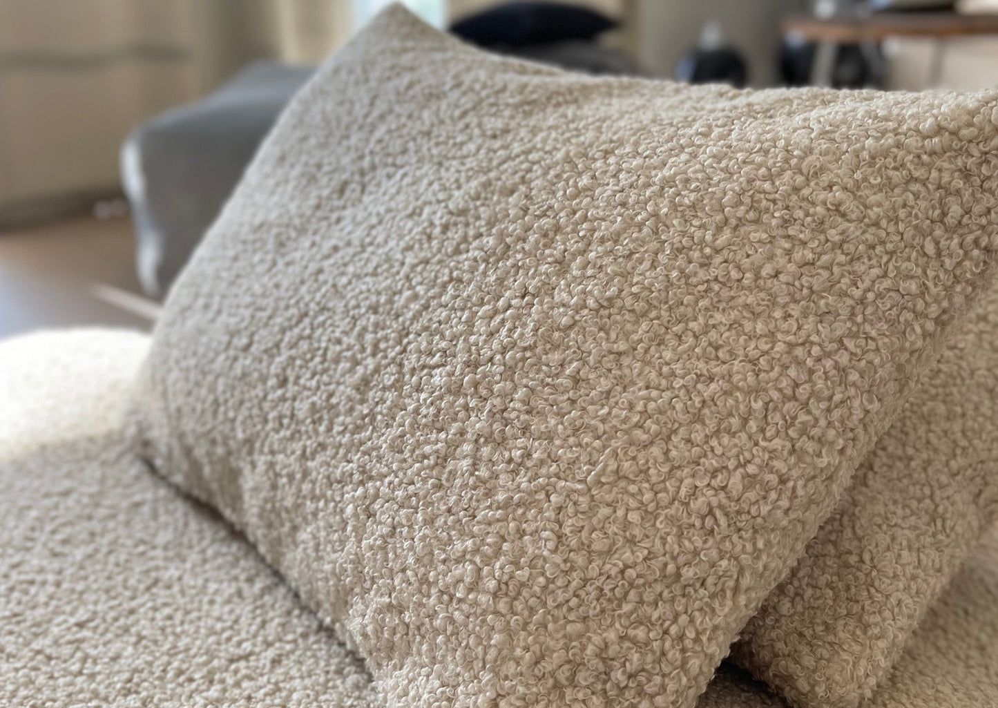 Poufet Kissenbezug | Le Bouclé & Breitcord | Handgemacht in Deutschland